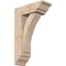 Ekena Millwork Thorton Traditional Smooth Bracket w/ Offset Brace, Douglas Fir, 5 1/2"W x 14"D x 22"H BKT0604X14X22THR01SDF - alternate 1